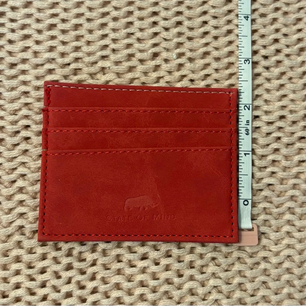 State of Mind Vibrant Red Card Holder.